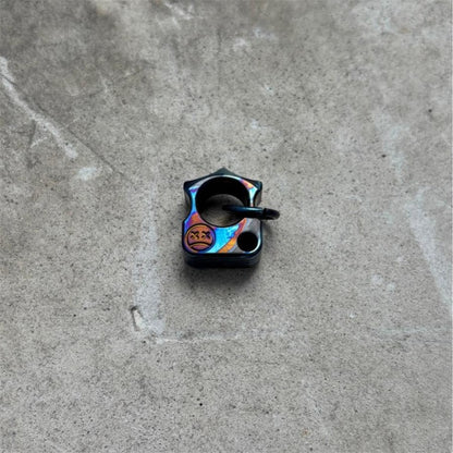 Mini Titanium Knuckle Duster Pendant Jewelry