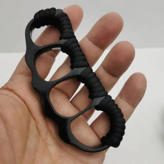 Ervilha - Com Corda Brass Knuckle Duster Luvas de Boxe Esportes EDC