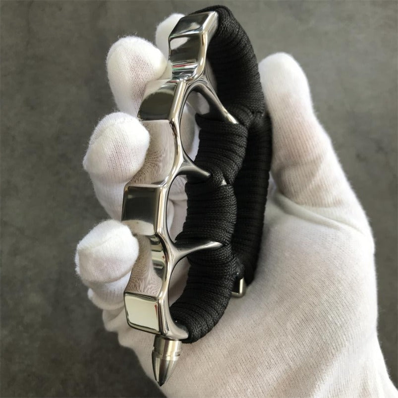 Removable Steel Head Mirror Steel Knuckles EDC