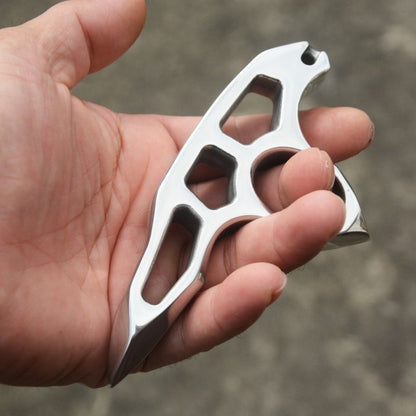 Dragon Teeth- Thickened Pure Steel Knuckle Duster Defense EDC