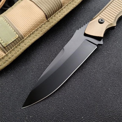 BM140BK Champagne Handle Tactical Straight Knife