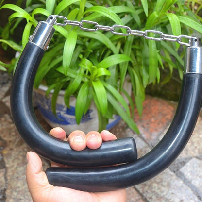 Thickened Chain Rubber Nunchaku Martial Arts Practice EDC Tool