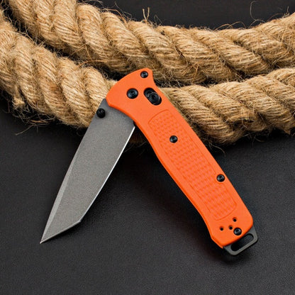 BM537GY Orange Fiberglass Handle Knife