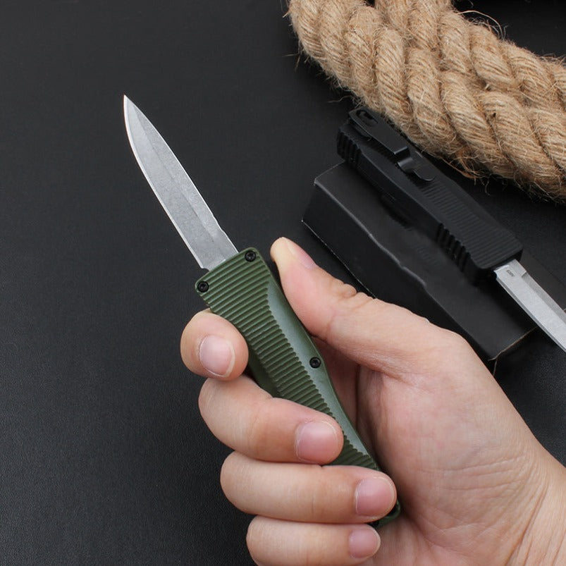 BM 4850 Stonewashed Blade Zinco Alumínio Cabo Faca Tática