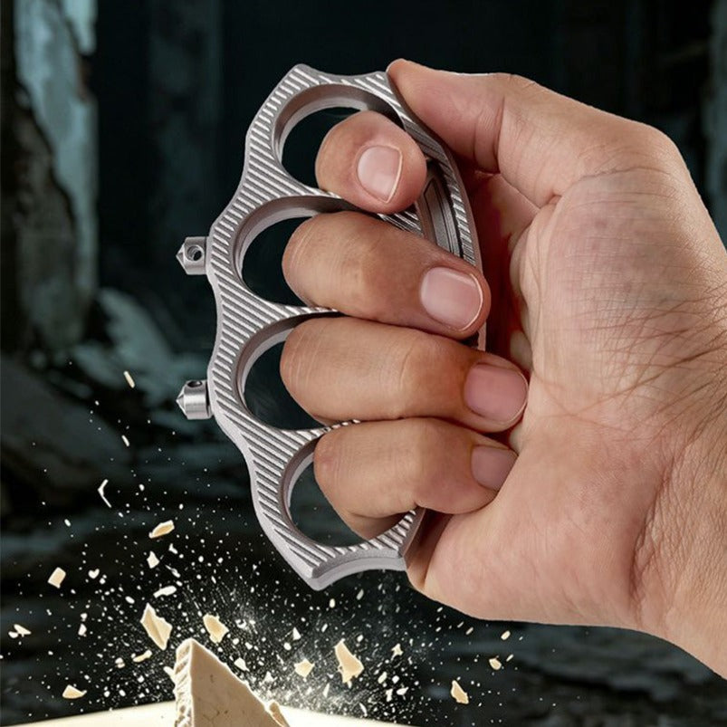 Big Finger Hole Creative Non-slip Knuckles Strap Removable Broken Window Cone