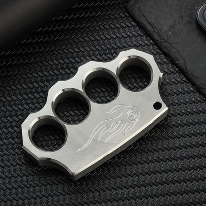 Fiery Cloud- Fine Steel Knuckle Duster Grapple EDC Tool