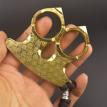 Elf-brass Knuckle Duster Two Finger Knuckles Self Defense EDC
