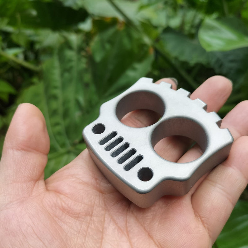 Robot-Mini Thickened Stainless Steel Knuckle Duster EDC