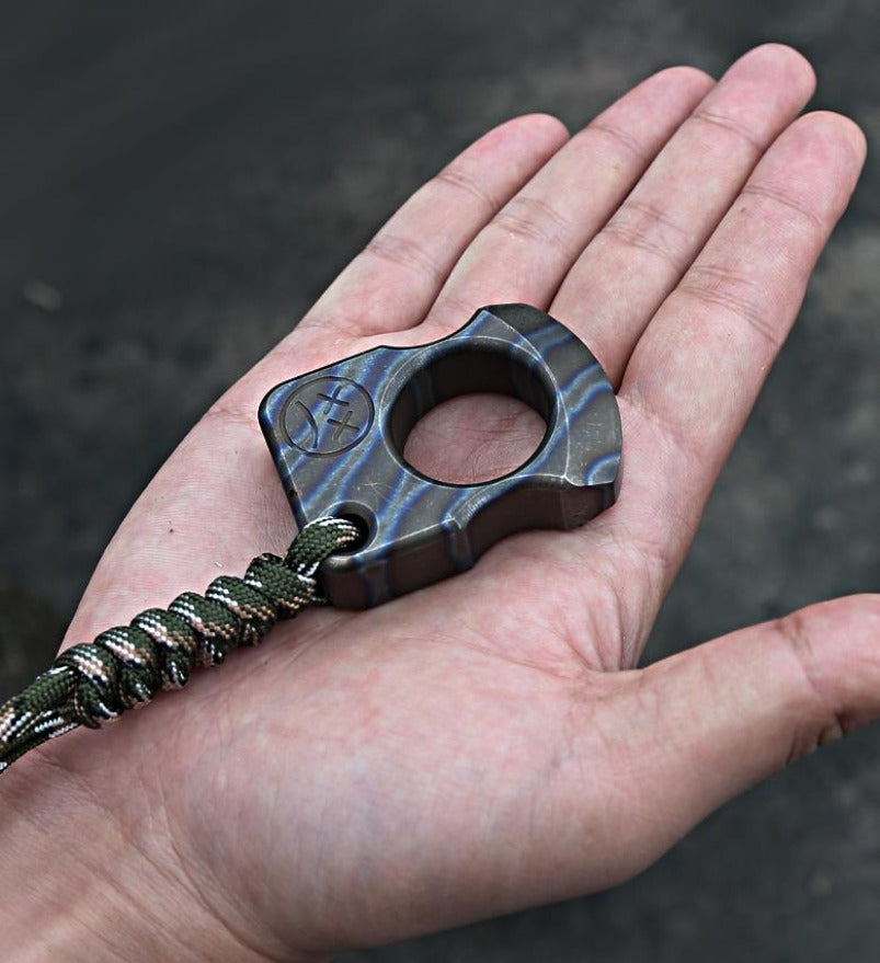 Crying Face- Multi-style Titanium Knuckle Duster Ring Pendant