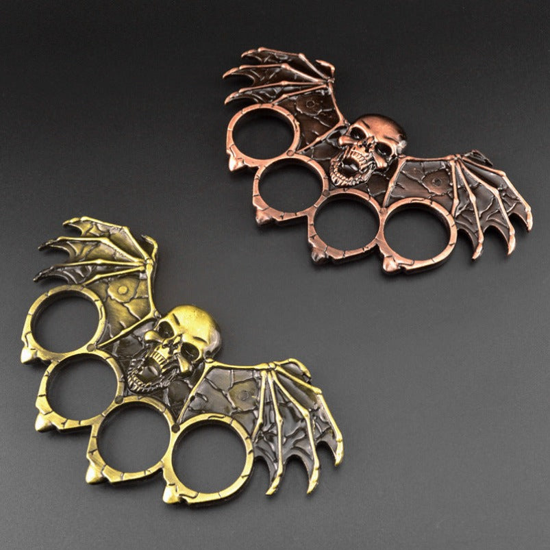 Batman-brass Knuckle Duster Self Defense Finger Spiked EDC