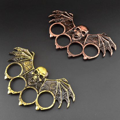 Batman-brass Knuckle Duster Self Defense Finger Spiked EDC
