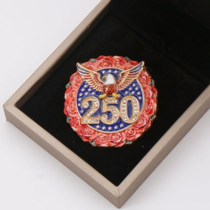 2026 American 250 Anniversary Souvenir Brooch Independence Day Corsage Coat Coat Pin Accessories