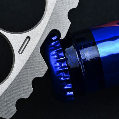 Titanium Two Finger Knuckles Duster Bottle Opener Hex Wrench