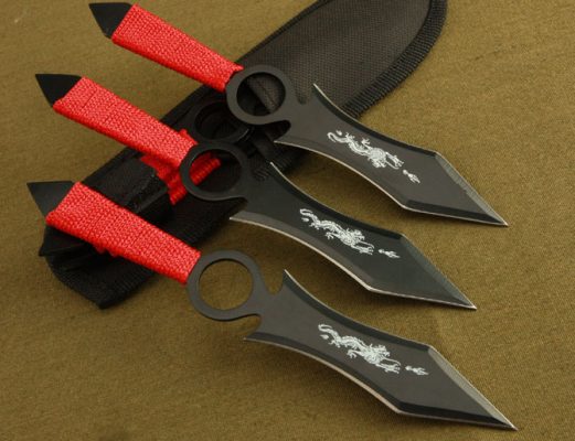 3PCS Defense Darts Outdoor Tactical Knife Hunting EDC Tool