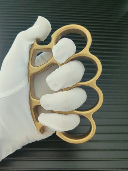 High Quality Stonewashed Brass Knuckle Duster Bottle Opener EDC