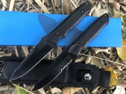 BM140BK Black Tactical Straight Knife EDC