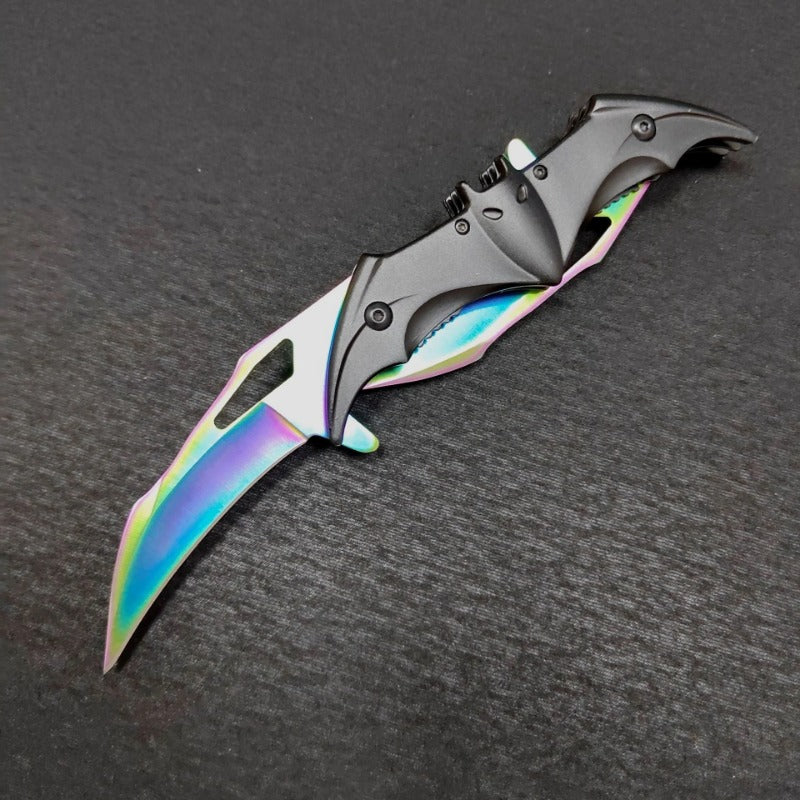 Double Blade Folding Knife Fashion Bat Knives