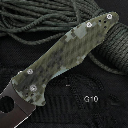 G10 Handle with Holes Blade Folding Knife Protective Gear