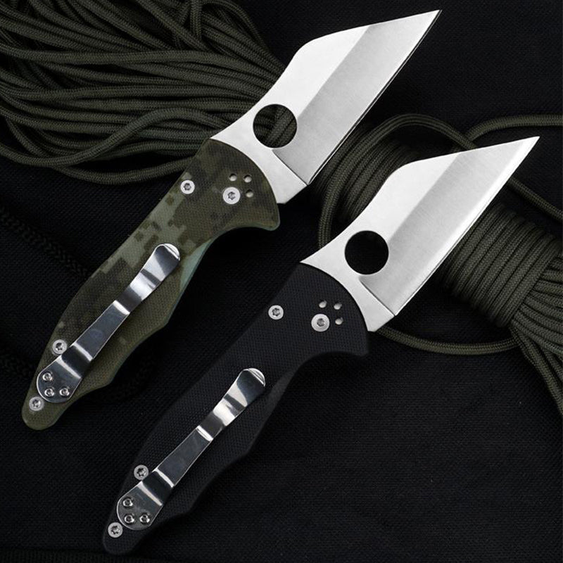 G10 Handle with Holes Blade Folding Knife Protective Gear