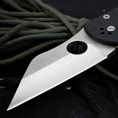 G10 Handle with Holes Blade Folding Knife Protective Gear