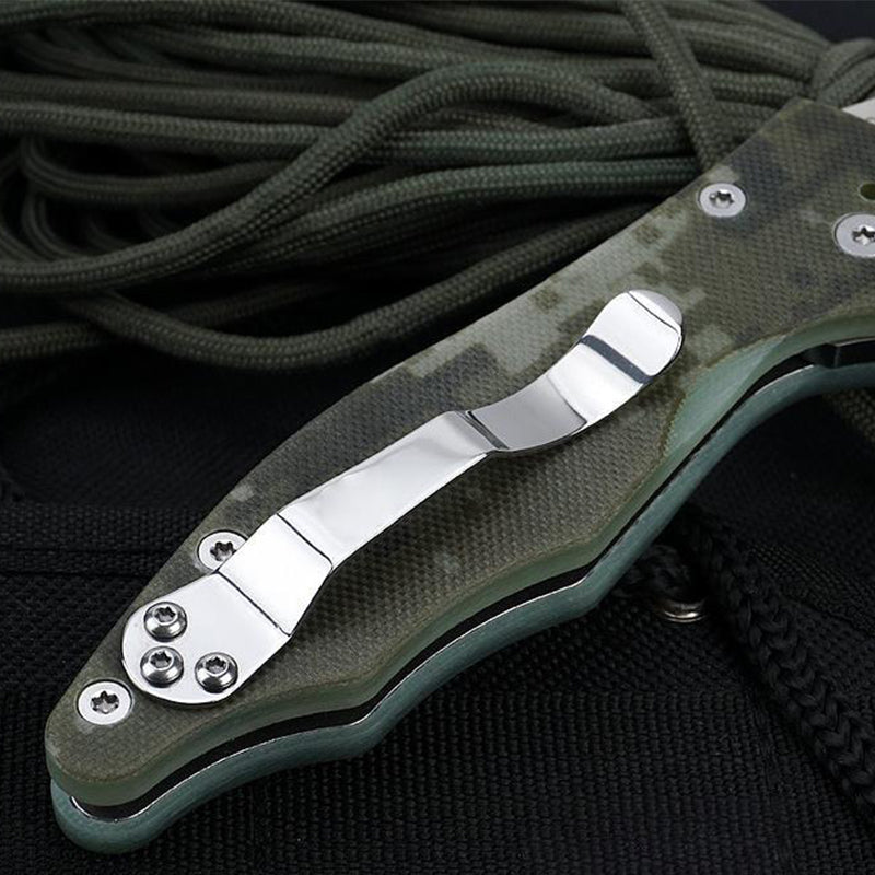 G10 Handle with Holes Blade Folding Knife Protective Gear