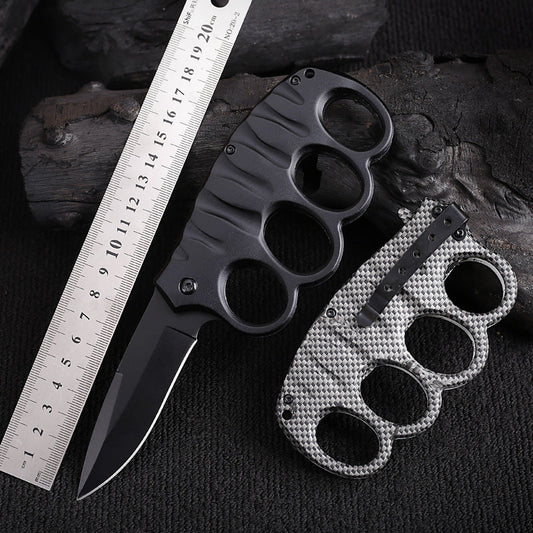 Precision Steel Knuckle Folding Knife Outdoor Tactical Knives