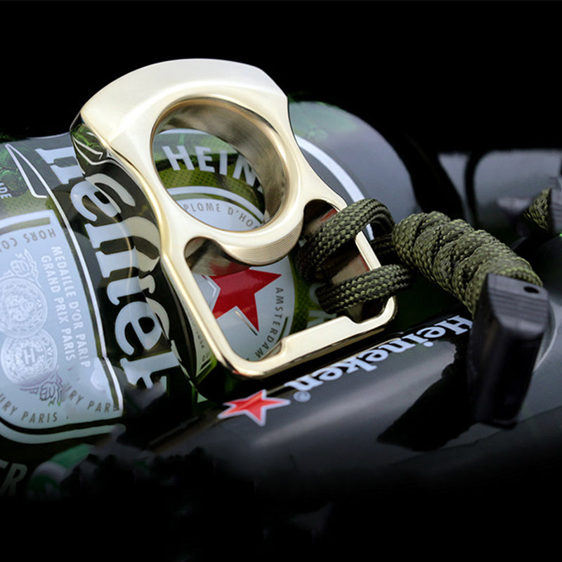 BRO-B Brass Knuckle Duster Bottle Opener Self Defense EDC