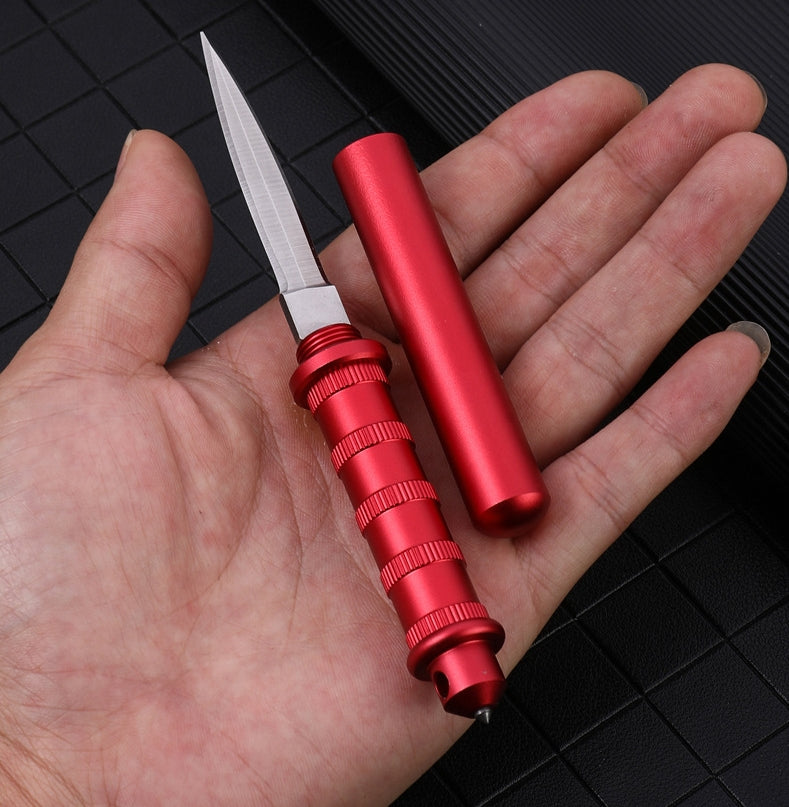 Mini coltello affilato portachiavi ciondolo strumento protettivo EDC