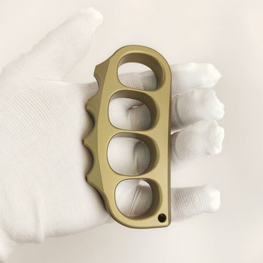 Pea- Hard Aviation Aluminum Knuckle Duster Defense EDC