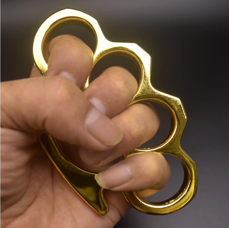 Classic-Thickened Brass Knuckle Duster Boxing Training EDC