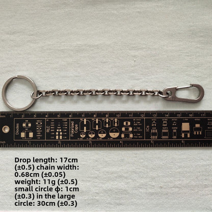 TC4 Spring Carabiner Keychain Multi Tool EDC